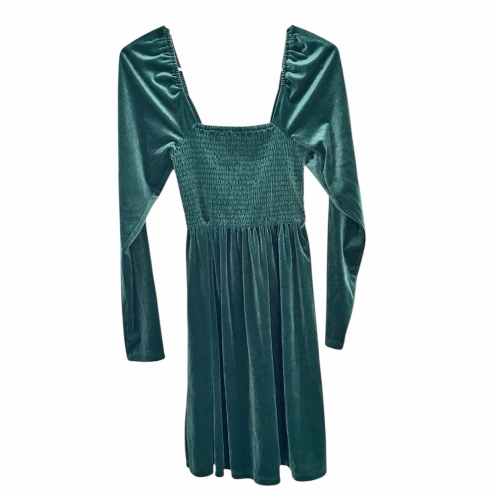 Gap Smocked Velvet Mini Dress Woman’s Small Tall New Without Tags Velvet Party